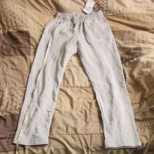 Men Nike Light Gray Fleece Jogger Pant